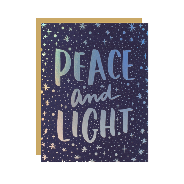 Peace And Light Blank Card Egg Press Cards - Any Occasion