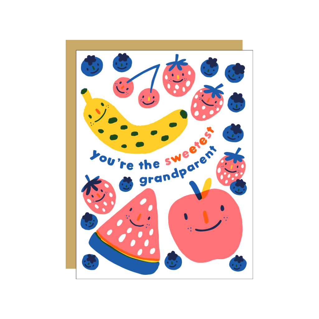 You're The Sweetest Grandparent Card Egg Press Cards - Any Occasion