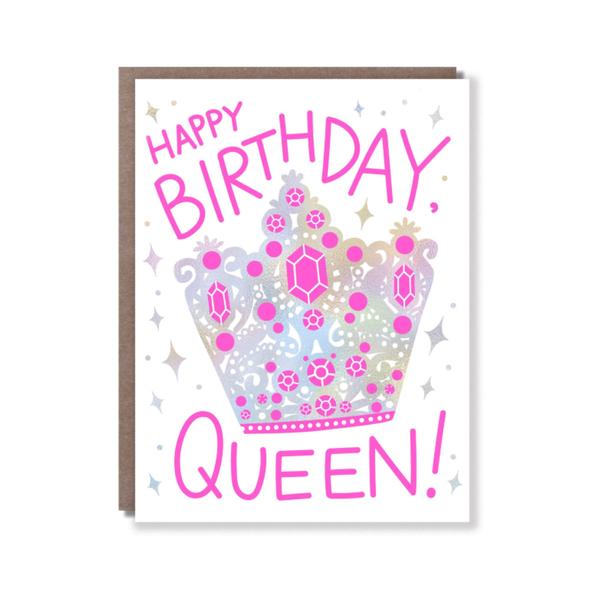 Birthday Queen Birthday Card Egg Press Cards - Birthday