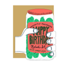 Perfect Pickle Birthday Card Egg Press Cards - Birthday