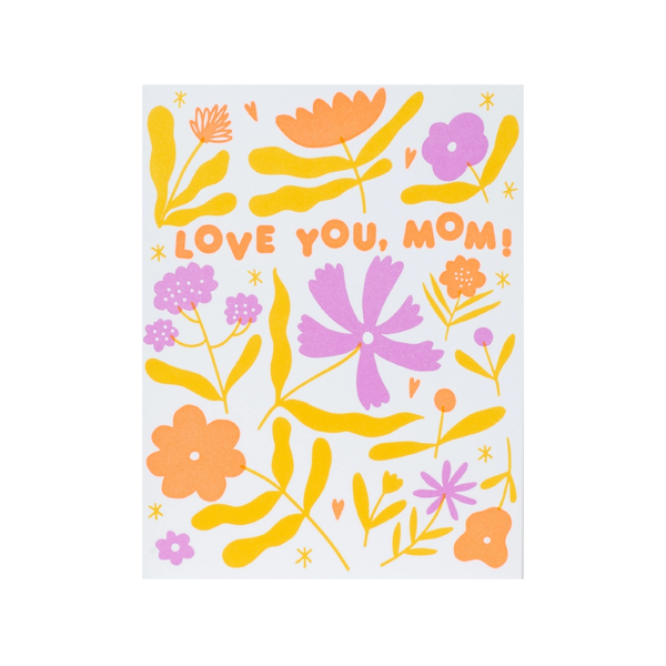 Scattered Floral Mother's Day Card Egg Press Cards - Holiday - Mother's Day