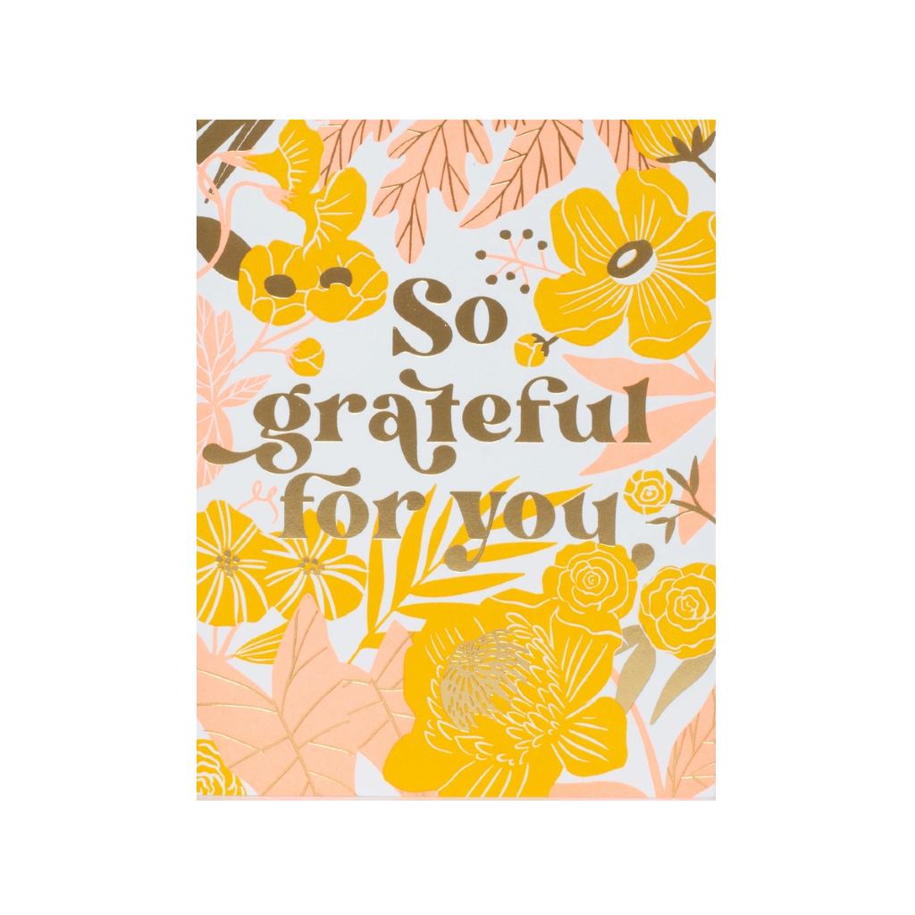 Thanks Floral Thank You Card Egg Press Cards - Thank You