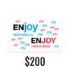 $200 GIFT CARD ENJOY Chicago Gift Cards ENJOY Urban General Store Gift Cards