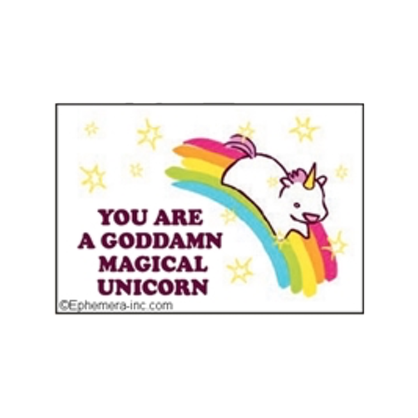 Magical Unicorn Magnet Ephemera Home - Magnets