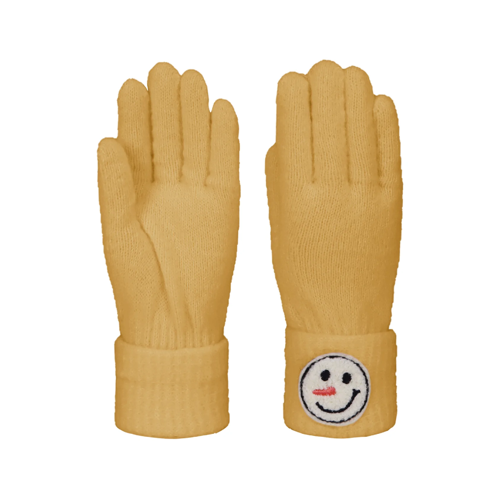 Yellow Snowman Icon Gloves - Adult Fashion By Mirabeau Apparel & Accessories - Winter - Adult - Gloves & Mittens
