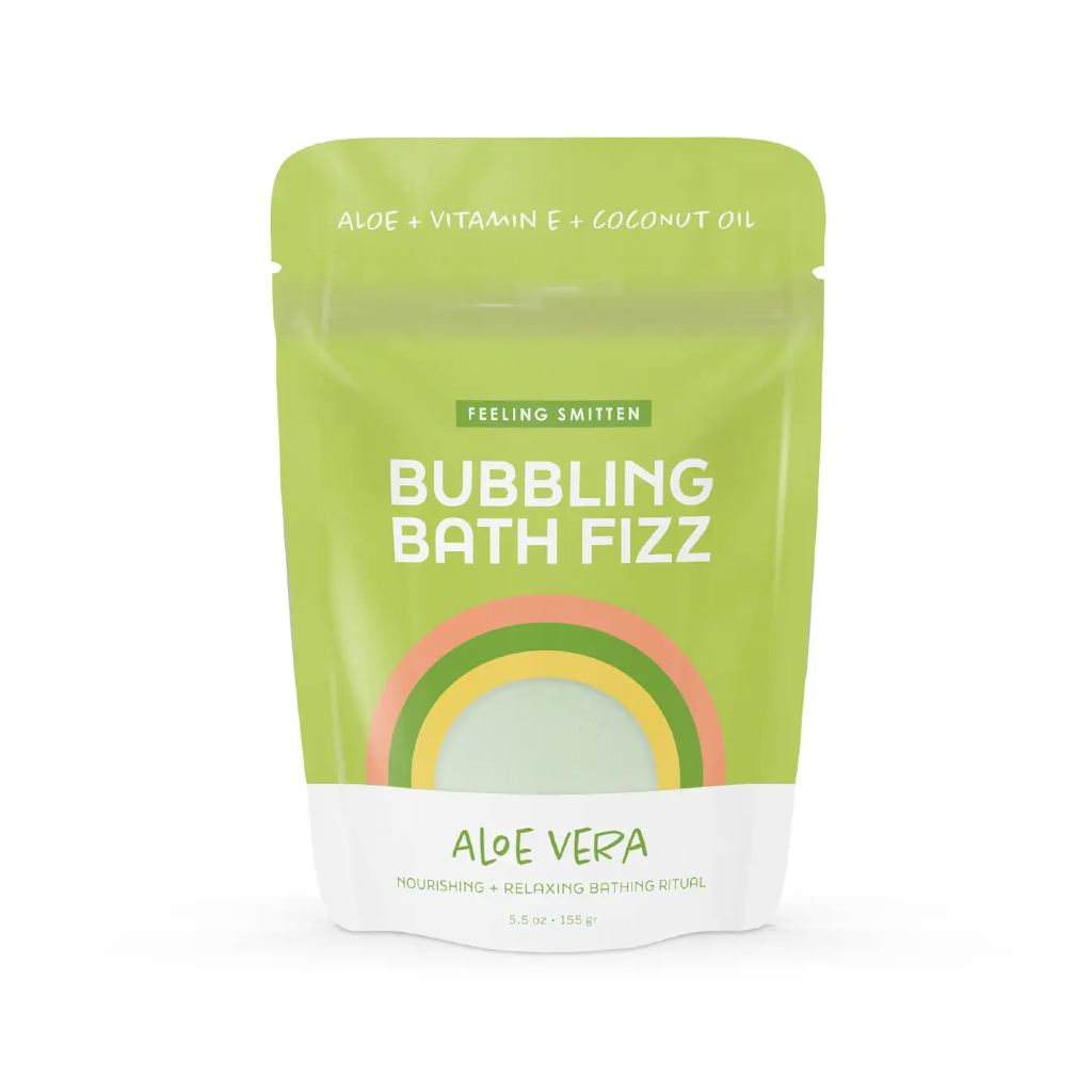 Aloe Vera Bubbling Bath Fizz Feeling Smitten Home - Bath & Body - Bath Fizzers & Salts