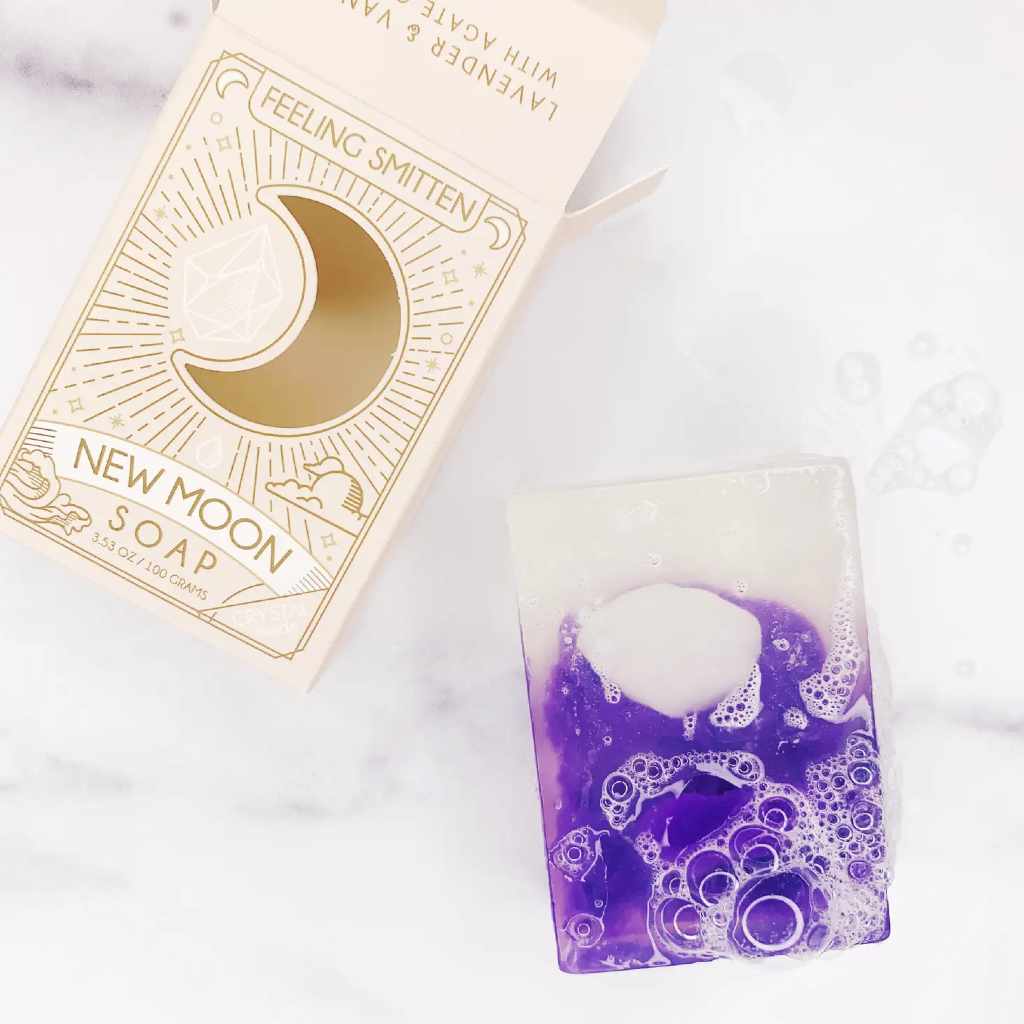 New Moon Soap With White Agate Feeling Smitten Home - Bath & Body - Soap