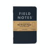Dot-Graph Field Notes Pitch Black Memo Books - 3 Pack Field Notes Brand Books - Blank Notebooks & Journals