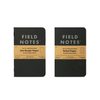 Field Notes Pitch Black Memo Books - 3 Pack Field Notes Brand Books - Blank Notebooks & Journals