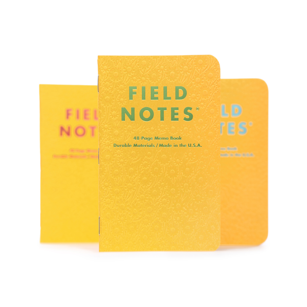 Field Notes - Signs Of Spring - 3 Pack - Spring 2022 Quarterly Edition Field Notes Brand Books - Blank Notebooks & Journals