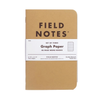 GRAPH PAPER Field Notes Original Kraft Notebook - GRAPH, RULED, PLAIN, MIXED Field Notes Brand Books - Blank Notebooks & Journals
