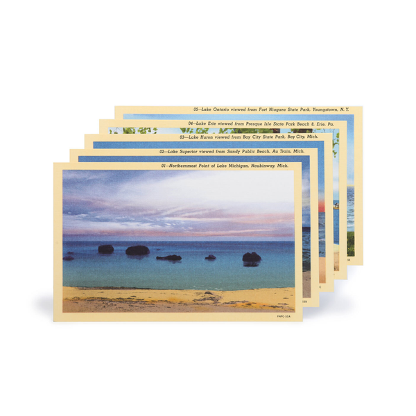 FLD FIELD NOTES GREAT LAKES POSTCARD SET Field Notes Brand Cards - Post Card