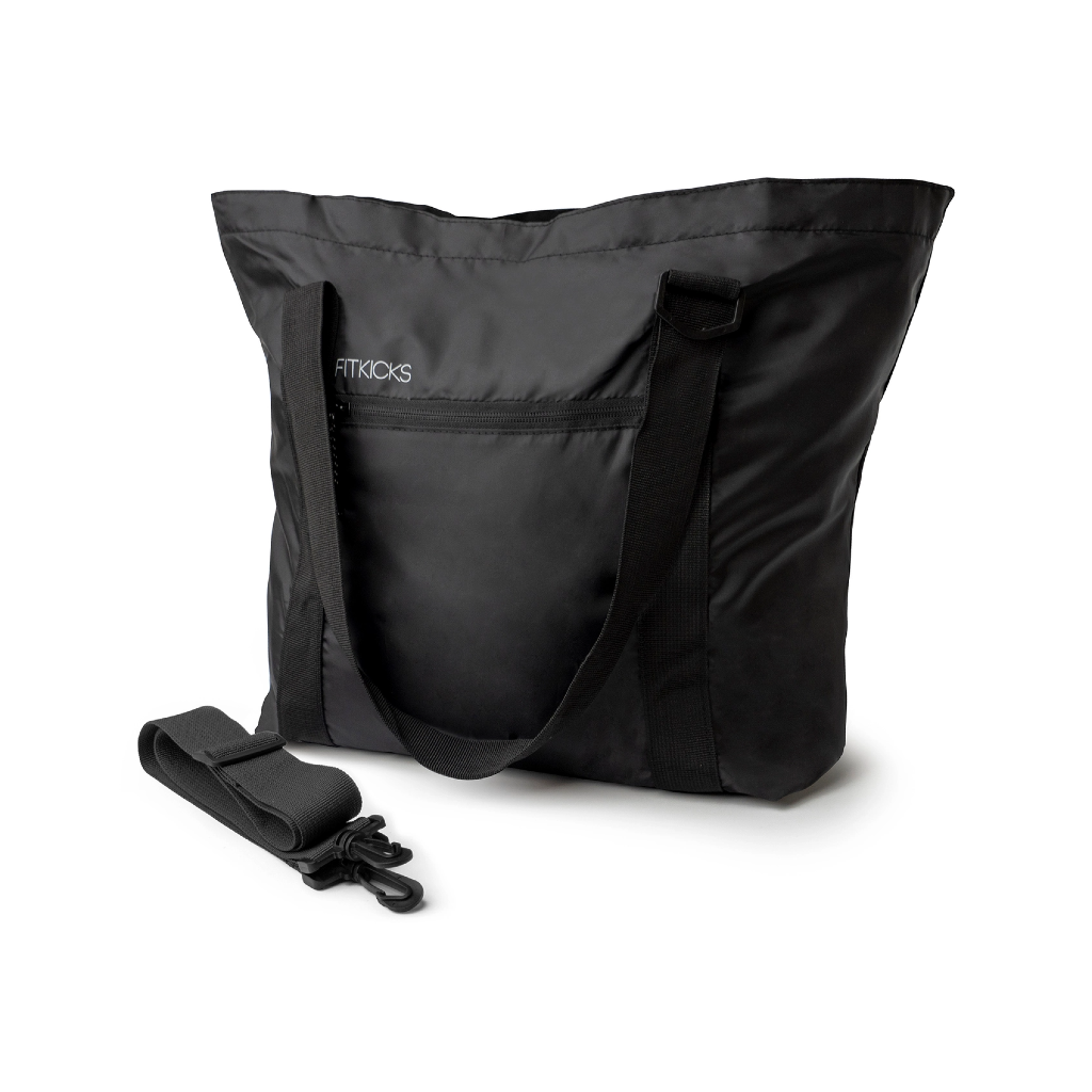 BLACK Hideaway Packable Duffle Bag FITKICKS Apparel & Accessories - Bags