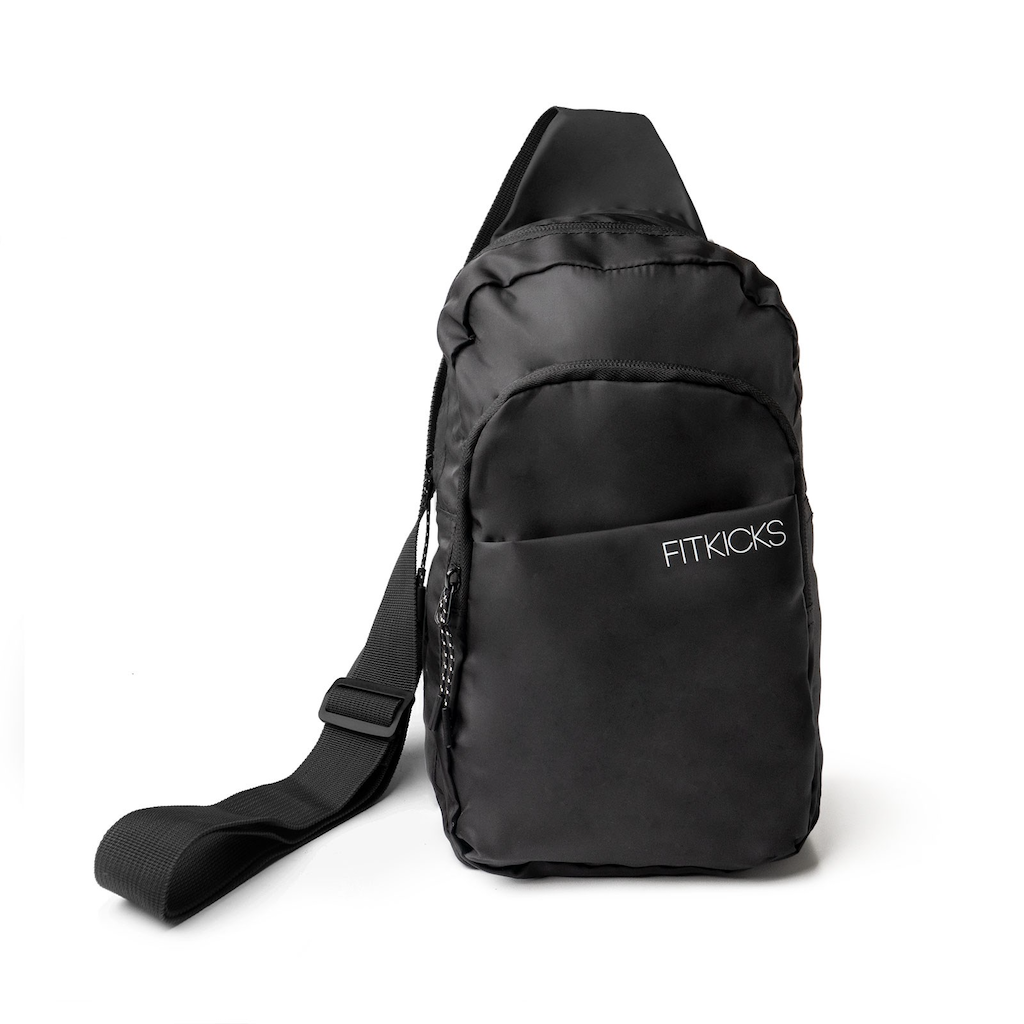 BLACK Hideaway Packable Sling FITKICKS Apparel & Accessories - Bags