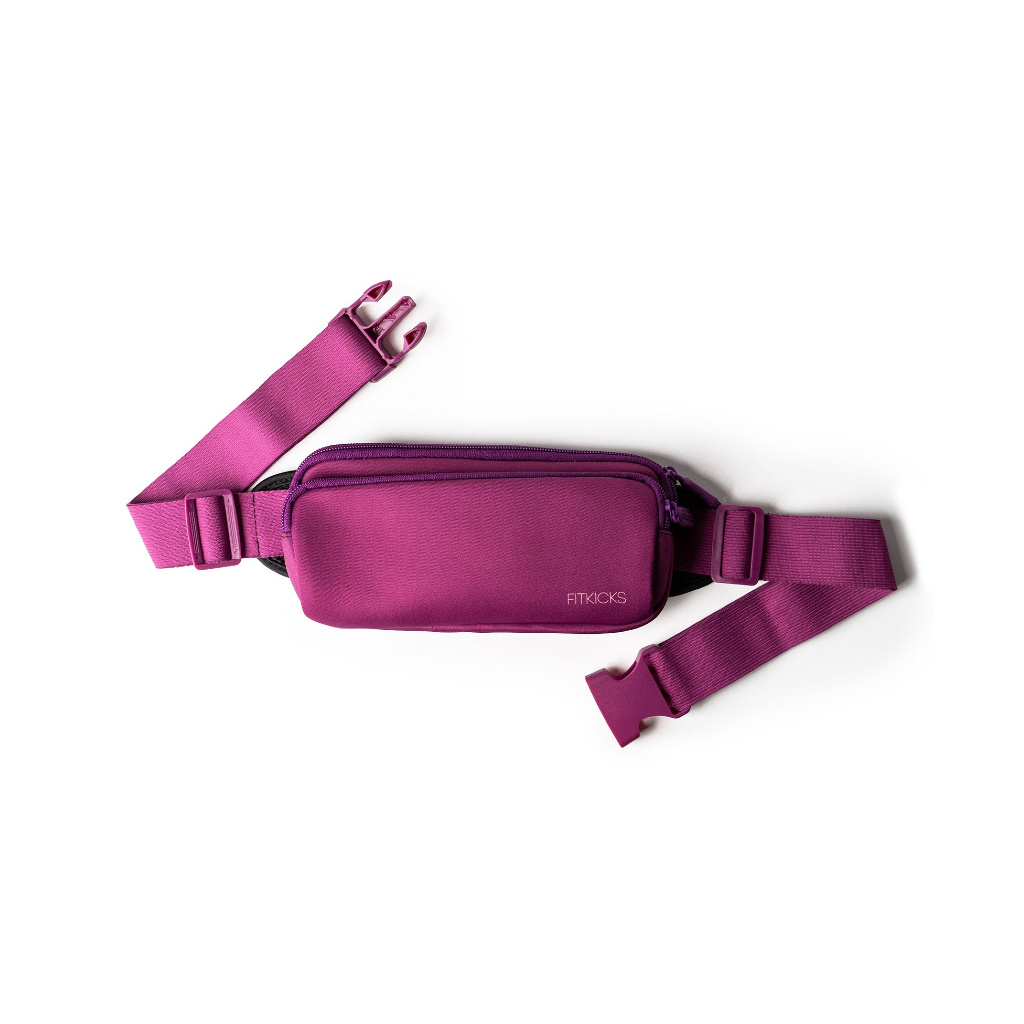 Purple Fitzip Belt Bag FITKICKS Apparel & Accessories - Bags