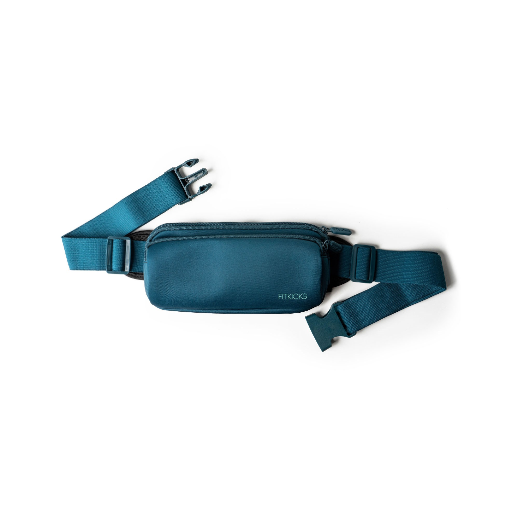 Teal Fitzip Belt Bag FITKICKS Apparel & Accessories - Bags