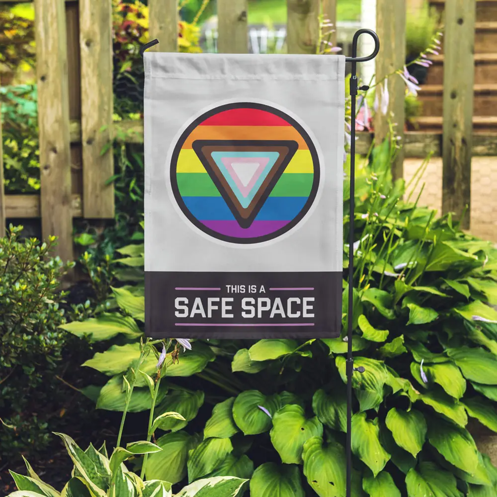 Safe Space Garden Flag Flags For Good Home - Wall & Mantle - Flags