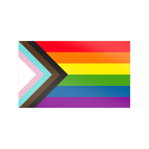 Progress Pride Flag Sticker Flags For Good Impulse - Stickers