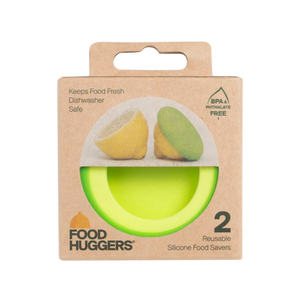 Citrus Savers Food Huggers - Set of 2 Food Huggers Home - Kitchen - Reusable Food Storage Bags & Containers