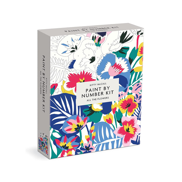 All The Flowers Paint By Number Kit from Chronicle Books - Galison