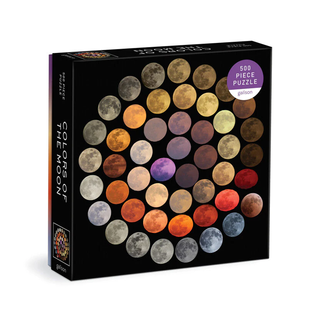 Colors Of The Moon 500 Piece Jigsaw Puzzle Galison Toys & Games - Puzzles & Games - Jigsaw Puzzles