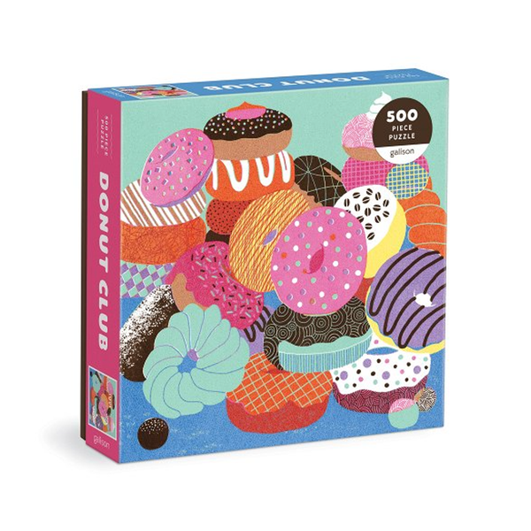 Donut Club 500 Piece Jigsaw Puzzle Galison Toys & Games - Puzzles & Games - Jigsaw Puzzles