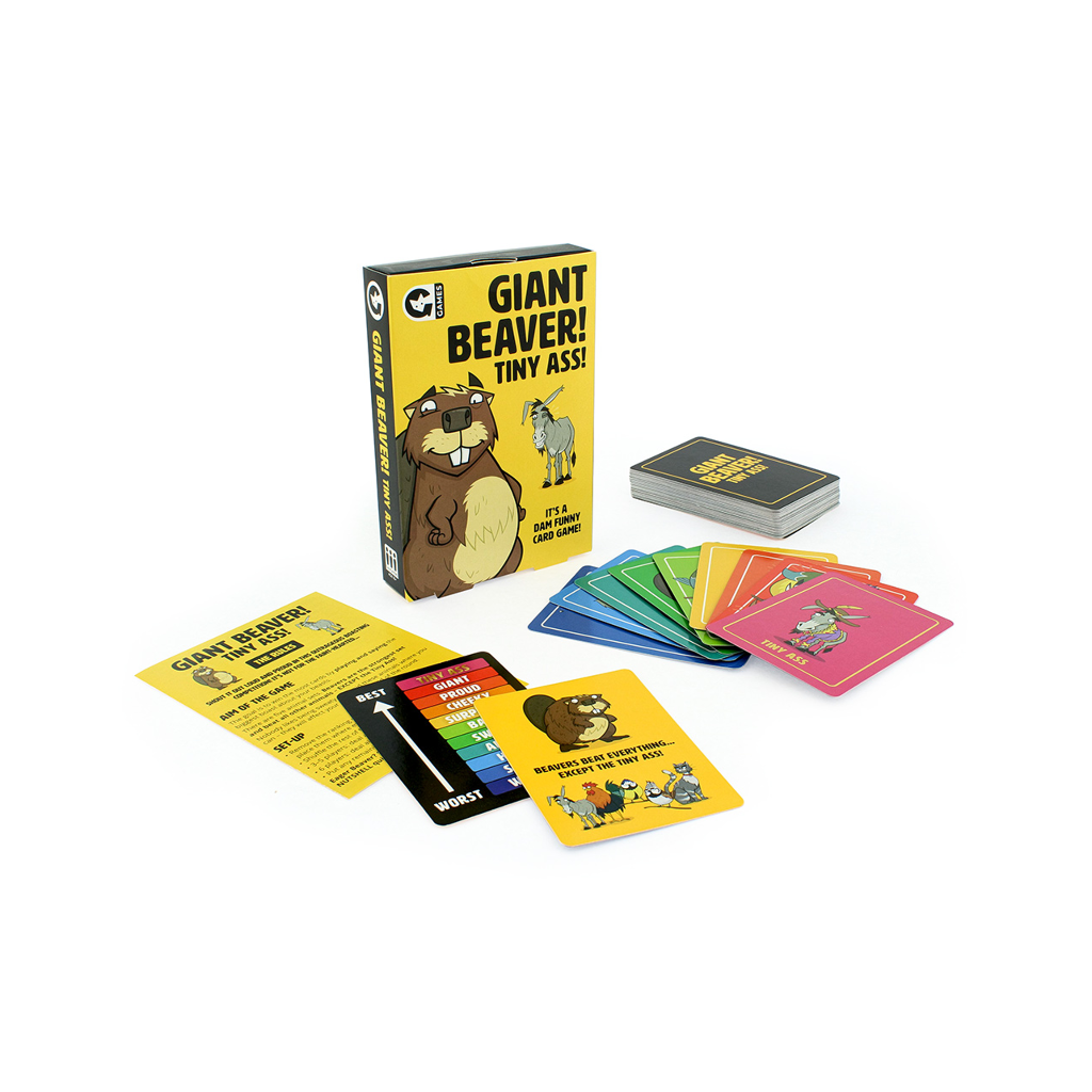 Giant Beaver Tiny Ass Game Ginger Fox Toys & Games - Puzzles & Games - Games