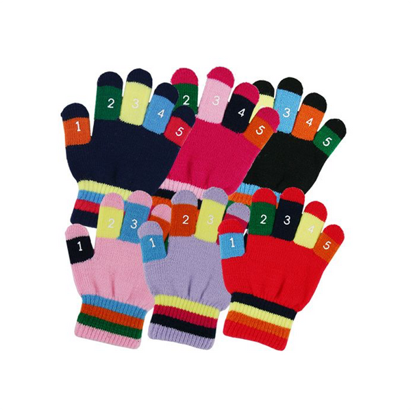 Toddler Knit Magic Stretch Glove with Numbers Grand Sierra Baby - Gloves & Mittens
