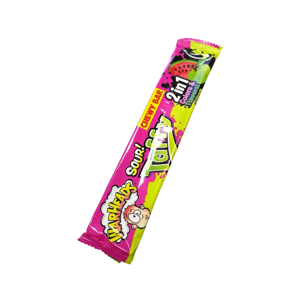 APPLE WATERMELON Warheads Sour Taffy Grandpa Joe's Candy Candy, Chocolate & Gum