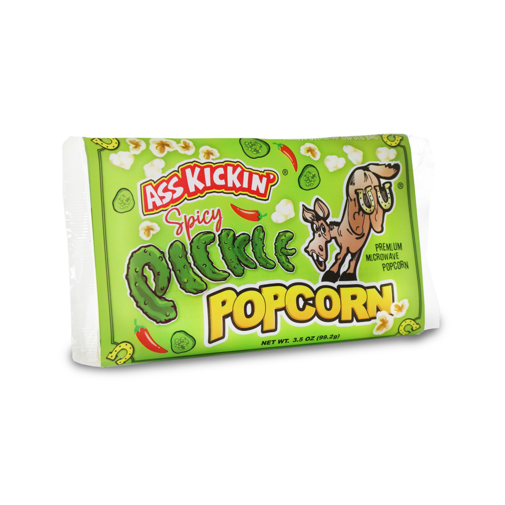 Ass Kickin' Popcorn - Spicy Pickle Grandpa Joe's Candy Candy, Chocolate & Gum