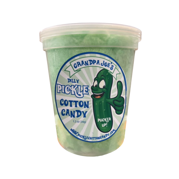 Dill Pickle Cotton Candy Grandpa Joe's Candy Candy, Chocolate & Gum