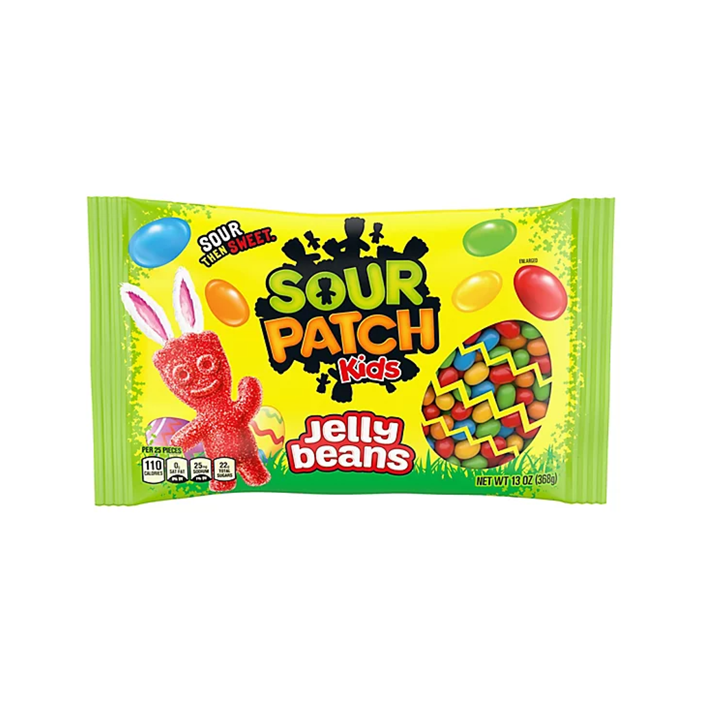 Easter Sour Patch Kids Jelly Beans Grandpa Joe's Candy Candy, Chocolate & Gum - Holiday