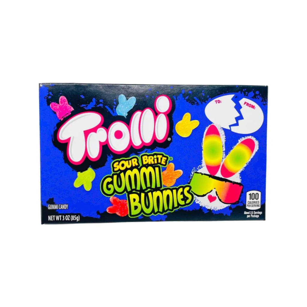 Trolly Gummi Bunnies Theater Box Grandpa Joe's Candy Candy, Chocolate & Gum - Holiday
