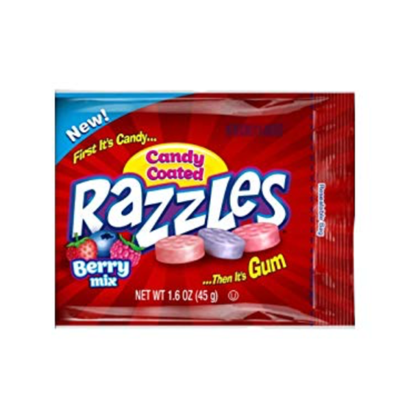 Razzles Berry Mix Candy Gum Grandpa Joe's Candy Candy, Chocolate & Gum
