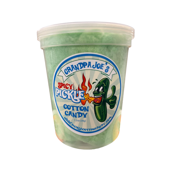 Spicy Pickle Cotton Candy Grandpa Joe's Candy Candy, Chocolate & Gum