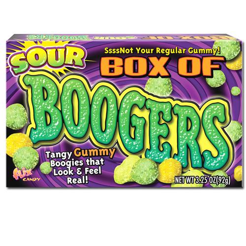 Box Of Sour Boogers Candy Grandpa Joe's Candy Candy & Gum
