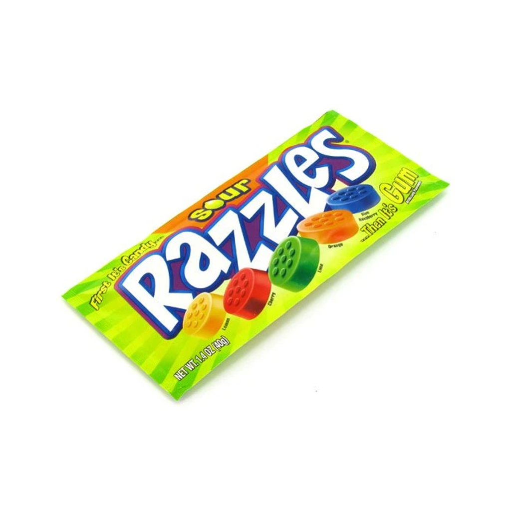 GPJ RAZZLES SOUR Grandpa Joe's Candy Candy & Gum