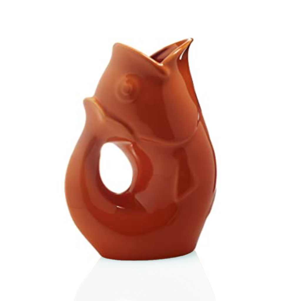 Paprika Small GurglePot Gurgling Fish Water Pitcher GurglePot Home - Garden - Vases & Planters