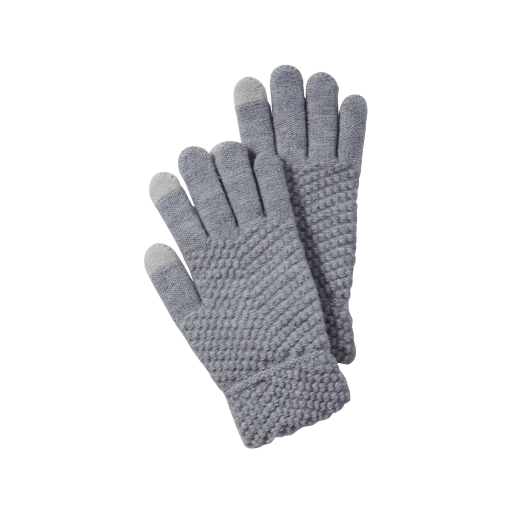 GRAY TPI GLOVES ANNA KNIT TEXTING Hadley Bren Apparel & Accessories - Winter - Adult - Gloves & Mittens