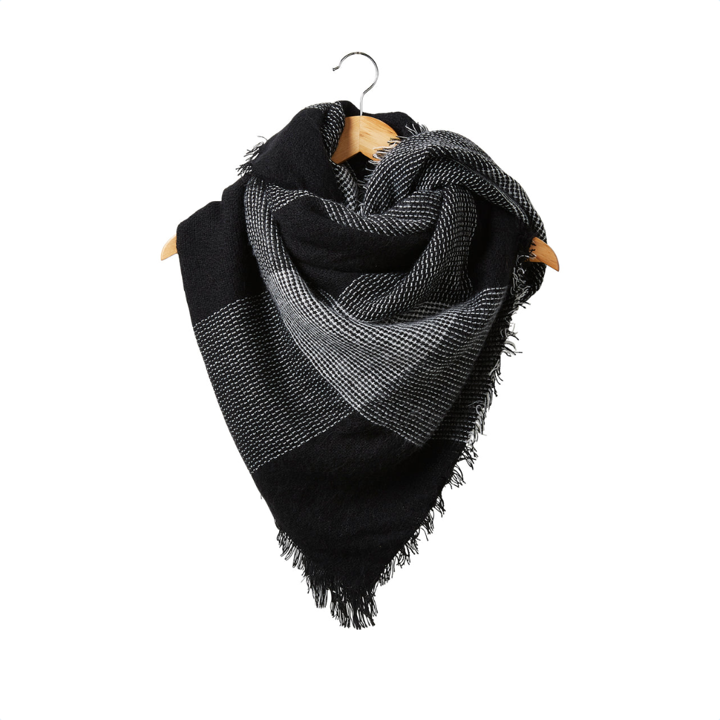 ONYX CHECK Blanket Scarves Hadley Bren Apparel & Accessories - Winter - Adult - Scarves & Wraps