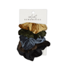 EARTH TONES Velvet Scrunchies - Set of 5 Hadley Wren Apparel & Accessories - Hair Accessories - Hair Claws & Clips