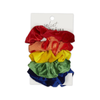RAINBOW Velvet Scrunchies - Set of 5 Hadley Wren Apparel & Accessories - Hair Accessories - Hair Claws & Clips