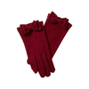 Burgundy HWR HARPER WOOL BOW GLOVES Hadley Wren Apparel & Accessories - Winter - Adult - Gloves & Mittens