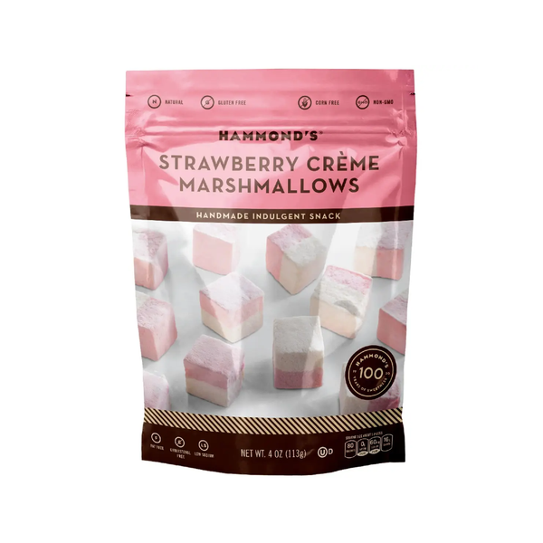 Strawberry Creme Marshmallows Hammond's Candies Candy, Chocolate & Gum