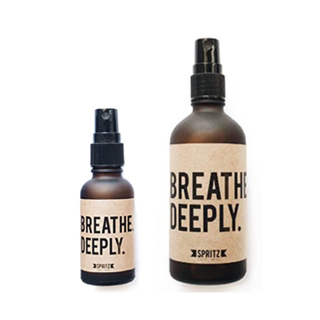 3.4 OZ - Large Breathe Deeply Spritz Happy Spritz Home - Bath & Body
