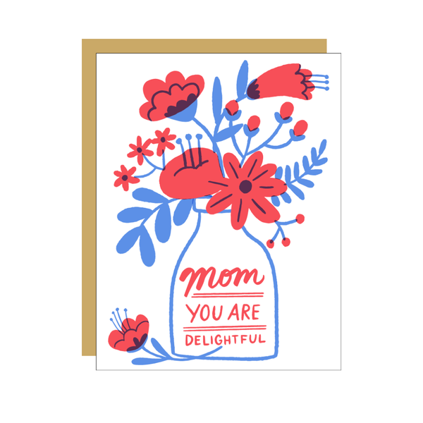 Delightful Mom Mother's Day Card Hello Lucky Cards - Holiday - Mother's Day
