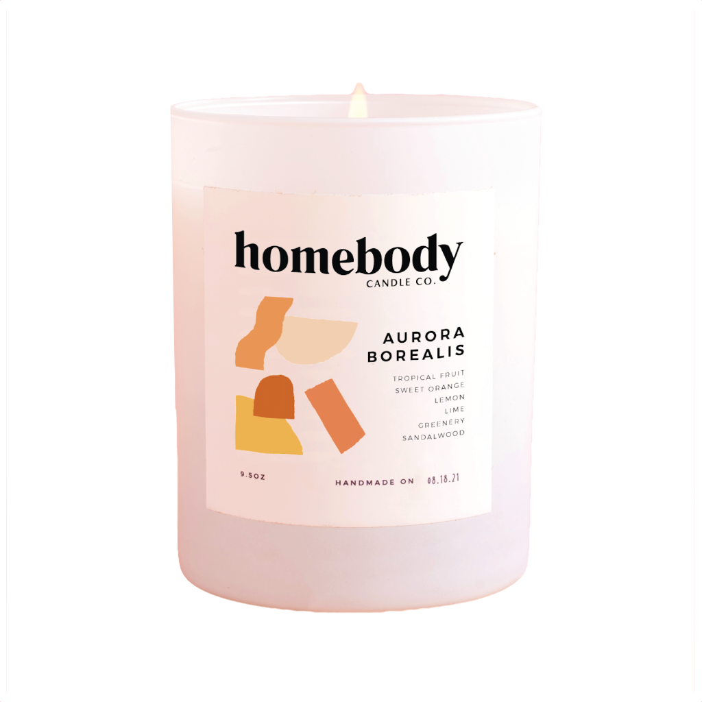 AURORA BOREALIS HOM CANDLE BURN & BLOOM Homebody Candle Co Home - Candles - Specialty