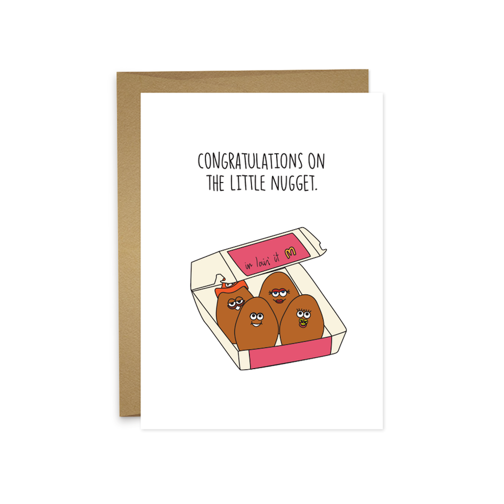 Little Nugget Baby Card Humdrum Paper Cards - Baby