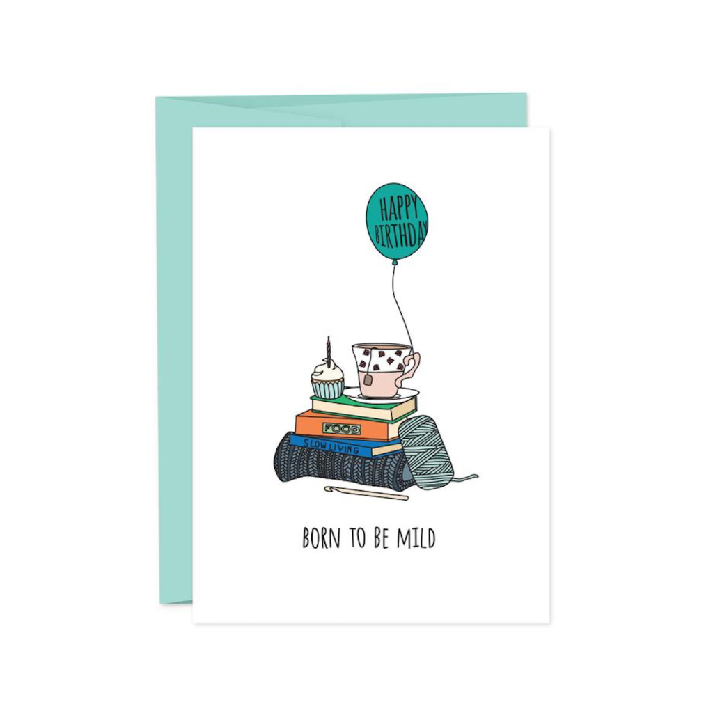 Born To Be Mild Birthday Card Humdrum Paper Cards - Birthday