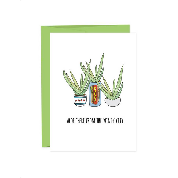 Aloe There From Chicago Card Humdrum Paper Cards - Blank